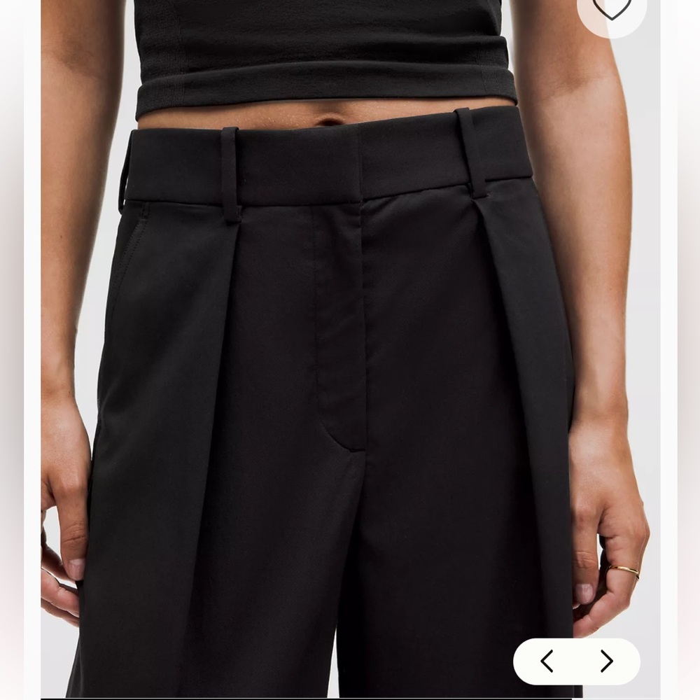 Lululemon Pleat-Front High-Rise Trousers - Picture 2 of 16